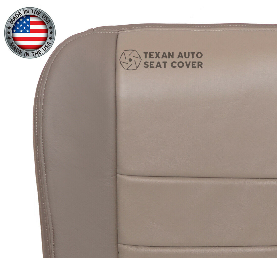 2002, 2003, 2004 Ford Excursion Eddie Bauer Driver Side Bottom Leather Replacement Seat Cover 2Tone Tan