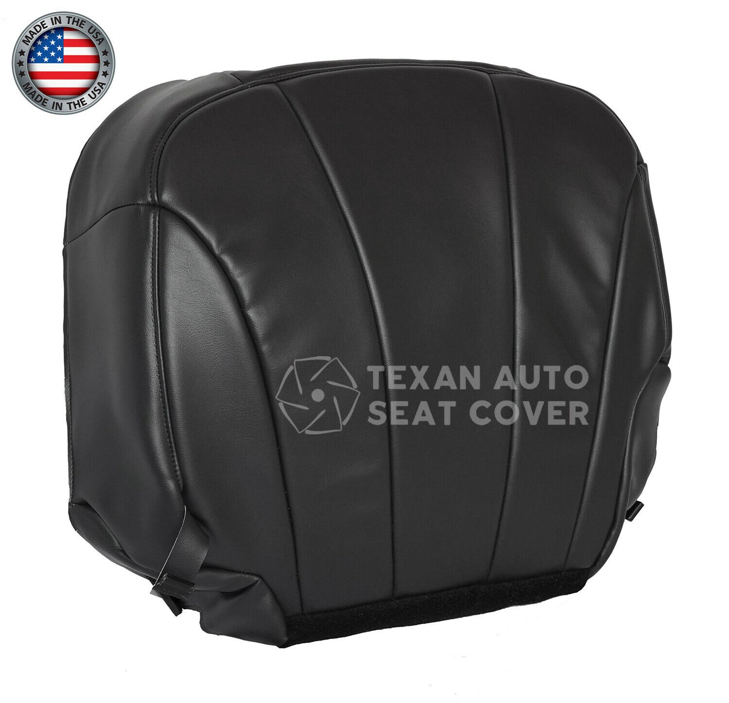 1999 to 2002 Chevy Silverado Work Truck Passenger Side Bottom Vinyl Seat cover Dark Gray