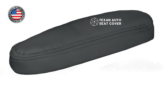 Fits 2003, 2004 Chevy Avalanche 1500, 2500 LS Z71 Z76 Passenger Side Armrest Synthetic Leather Replacement Cover Dark Gray