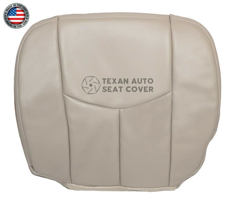 2003, 2004, 2005, 2006 GMC Yukon, Yukon Xl, SLT SLE Driver Side Bottom Leather Replacement Seat Cover Shale