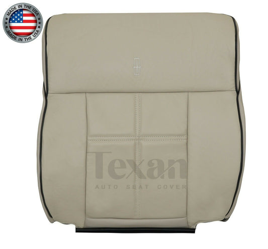 2006, 2007, 2008 Lincoln Mark LT 2WD Passenger Side Lean Back Leather Replacement Seat Cover Tan