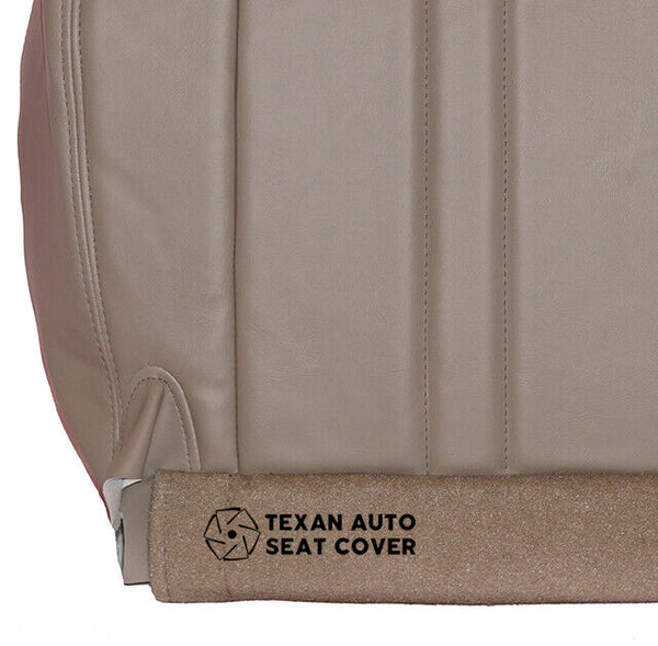 2003,2004,2005,2006,2007,2008 GMC SAVANA Passenger Side Bottom Synthetic Leather Replacement Seat Cover Tan