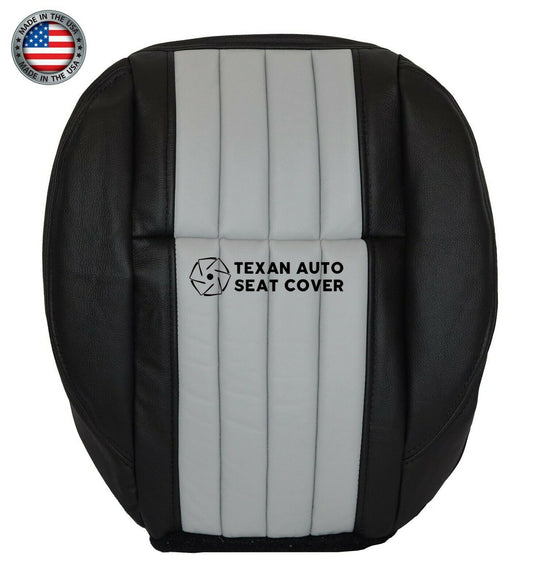 2003 Ford F150 Harley Davidson Second Row Bottom Synthetic Leather Seat Cover Black/Gray