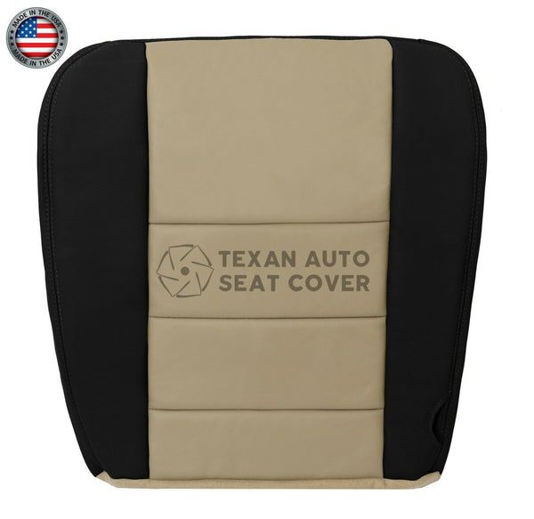 2005 Ford Excursion Eddie Bauer Driver Side Bottom Synthetic Leather Replacement Seat Cover Tan