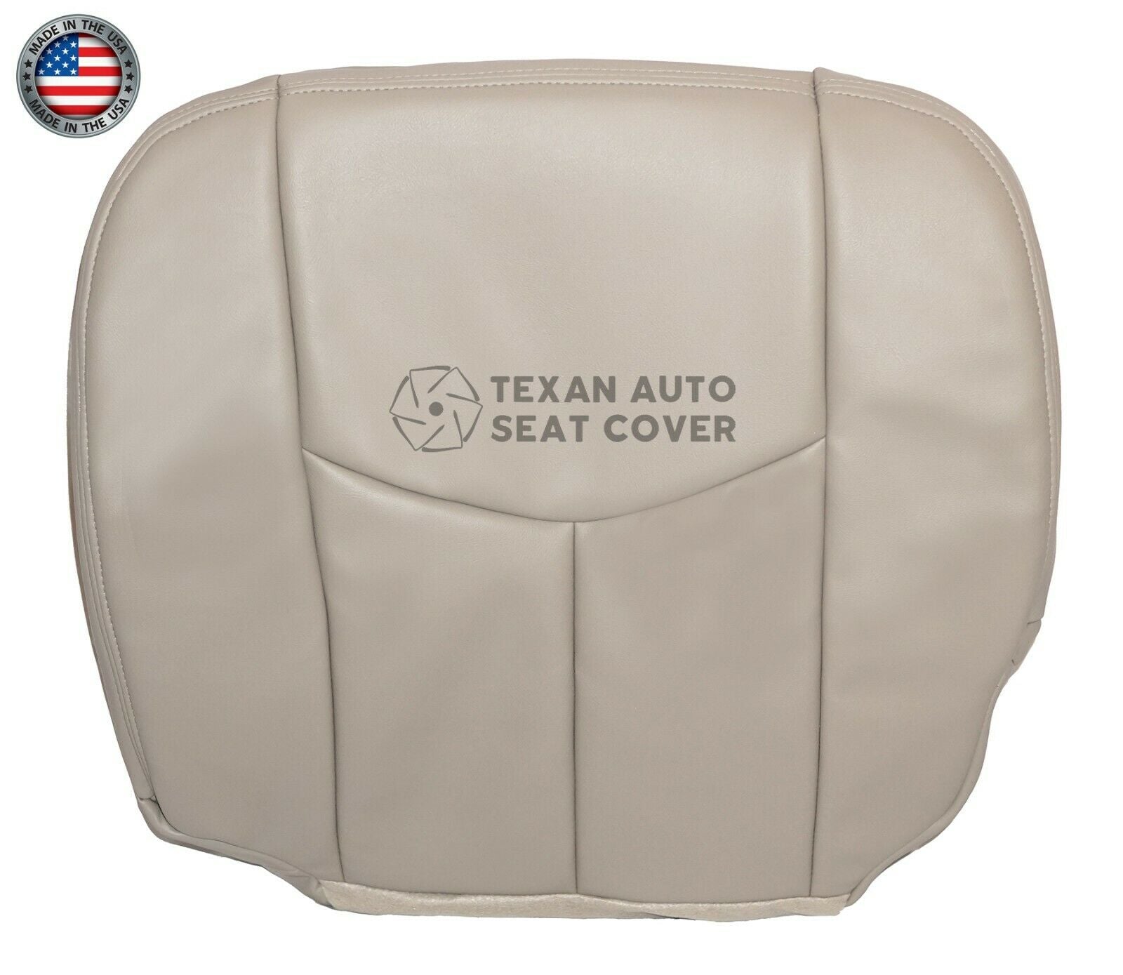 Fits 2005, 2006 Chevy Avalanche 1500 2500 LT LS Z71, Z66 Passenger Side Bottom Synthetic Leather Replacement Seat Cover Shale