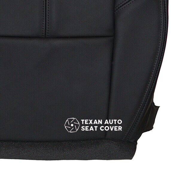 Fits 2007, 2008, 2009, 2020, 2011, 2012, 2013 Chevy Avalanche Passenger Side Bottom Synthetic Leather Replacement Seat Cover Black