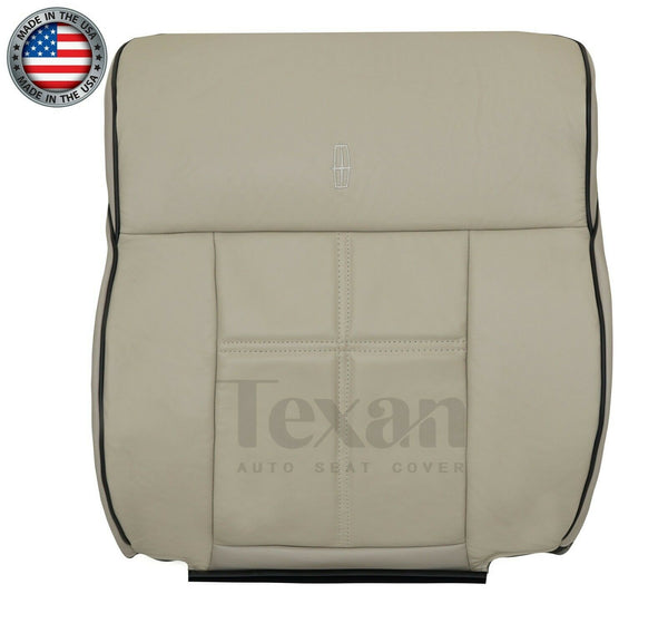 2006, 2007, 2008 Lincoln Mark LT 2WD Driver Side Lean Back Leather Replacement Seat Cover Tan