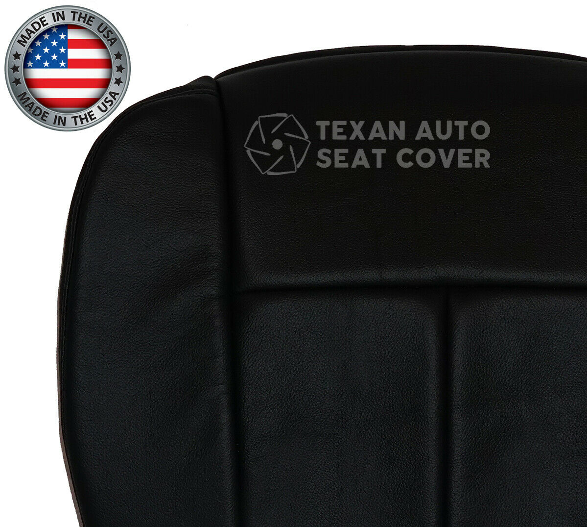 2009, 2010, 2011, 2012, 2013, 2014 Ford F150 Lariat Driver Bottom Synthetic Leather Seat Cover Black