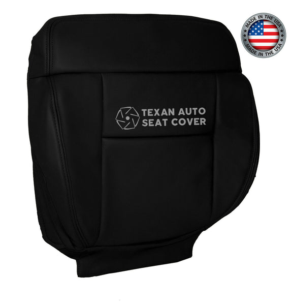 2005, 2006, 2007, 2008 Ford F-150 Lariat Passenger Bottom Leather Replacement Seat Cover Black