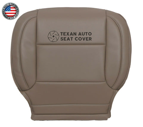 2014, 2015, 2016, 2017, 2018, 2019 GMC Sierra 1500, 2500HD, 3500HD LT, LS, LTZ, Z71 Driver Bottom  Synthetic Leather  Replacement Seat Cover Tan