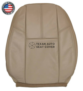 2007, 2008, 2009, 2020, 2011, 2012, 2013 Chevy Avalanche LT, LS, Z71, LTZ Passenger  Side Lean back Leather Replacement Seat Cover Tan