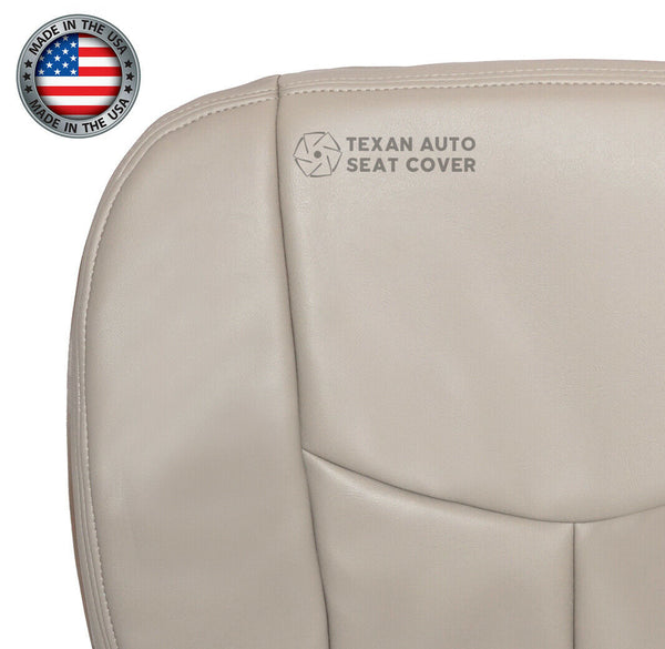 2003, 2004, 2005, 2006 GMC Yukon, Yukon Xl, SLT SLE Driver Side Bottom Synthetic Leather Replacement Seat Cover Shale