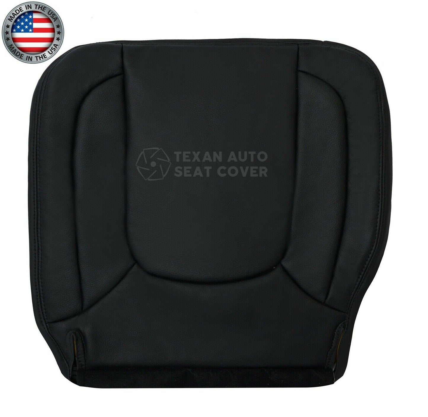 2004, 2005 Dodge Ram 1500, 2500, 3500 Laramie SLT Passenger Bottom Leather Seat Cover Dark Gray