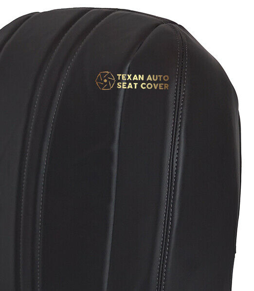 2008,2009,2010,2012,2013,2014 GMC SAVANA Driver Side Bottom Synthetic Leather Replacement Seat Cover Dark Gray