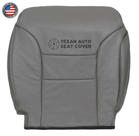 2000,GMC Sierra C/K 2500 3500 Classic SLT SLE  Z71 Driver Side Lean Back Leather Replacement Seat Cover Gray