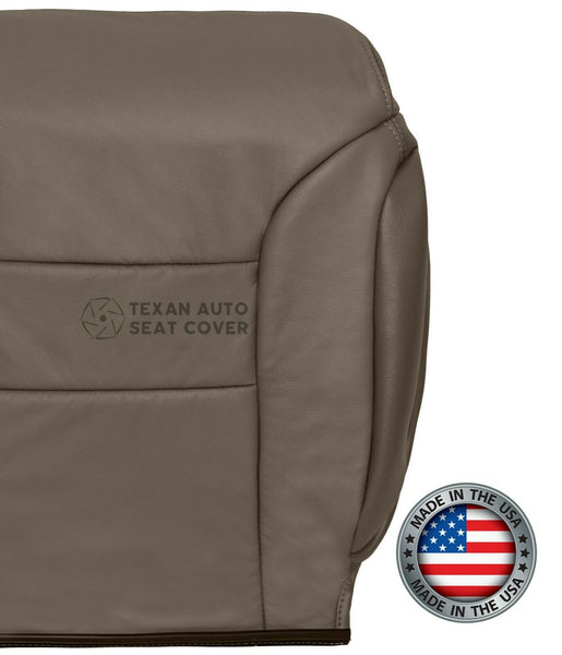 2000,GMC Sierra C/K 2500 3500 Classic SLT.SLE. Z71. Driver Side Lean Back Synthetic Leather Replacement Seat Cover Tan