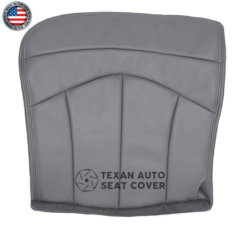 1999, 2000, 2001 Ford F150 Lariat Driver Bottom Synthetic Leather Seat Cover Gray