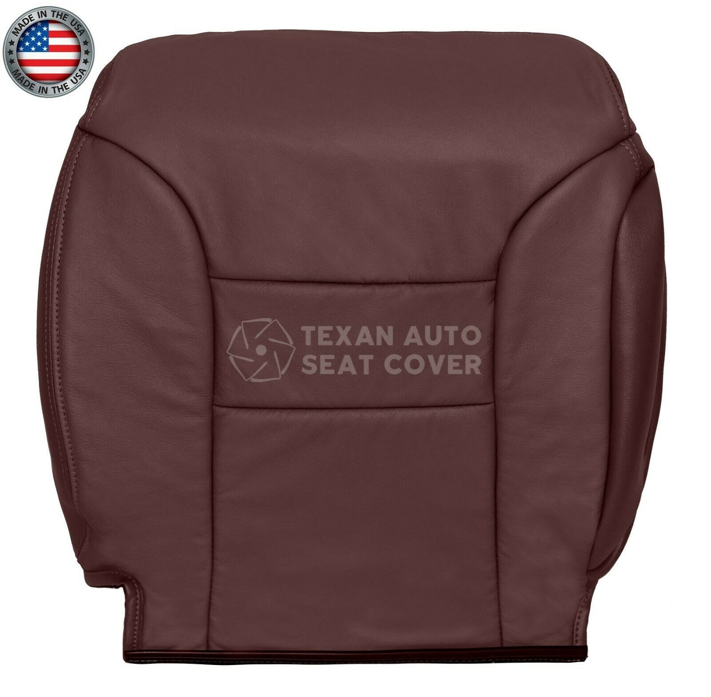 1995, 1996, 1997, 1998, 1999 Chevy Tahoe Suburban 1500 2500 LT LS 2WD, 4X4 Driver Side Lean Back Synthetic Leather Replacement Cover Red