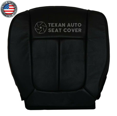 2009, 2010, 2011, 2012, 2013, 2014 Ford F150 Lariat Driver Bottom  Leather Seat Cover Black