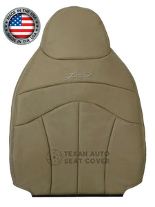 2000, 2001 Ford F150 Lariat Passenger Lean Back Synthetic Leather Replacement Seat Cover Tan