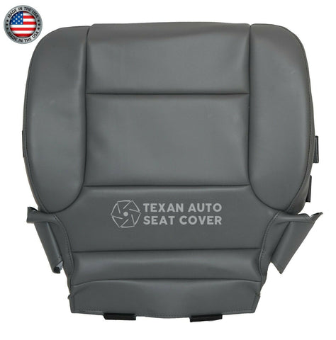 2014, 2015, 2016, 2017, 2018, 2019 Chevy Silverado 1500, 2500HD, 3500HD LT, LS, LTZ, Z71 Work Truck Driver Side Bottom Synthetic Leather Seat Cover Gray