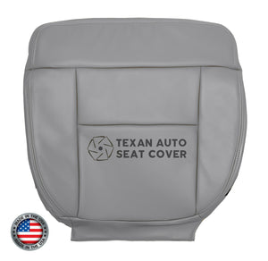 2005, 2006, 2007, 2008 Ford F-150 Lariat  Passenger Bottom Synthetic Leather Replacement Seat Cover Gray