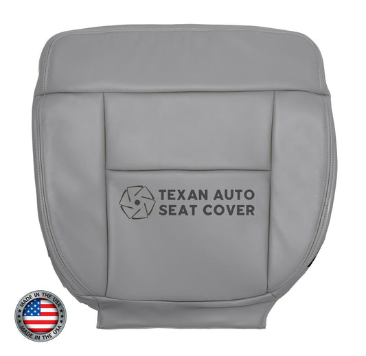 2005, 2006, 2007, 2008  Ford F-150 Lariat Driver Bottom Leather Replacement Seat Cover Gray