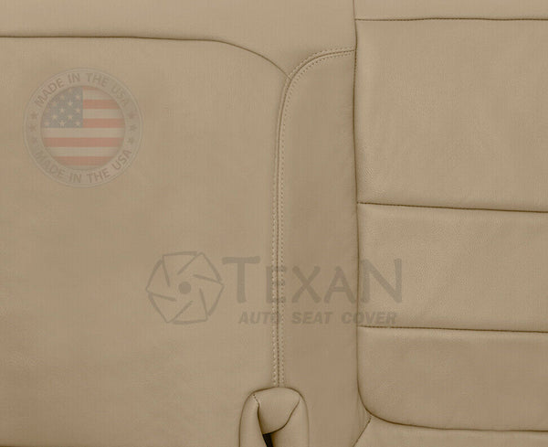 2002, 2003 Ford F150 Lariat Super Crew , Crew Cab Passenger Bench Leather Seat Cover Tan