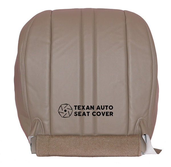 2008,2009,2010,2012,2013,2014 GMC SAVANA Driver Side Bottom Synthetic Leather Replacement Seat Cover Tan