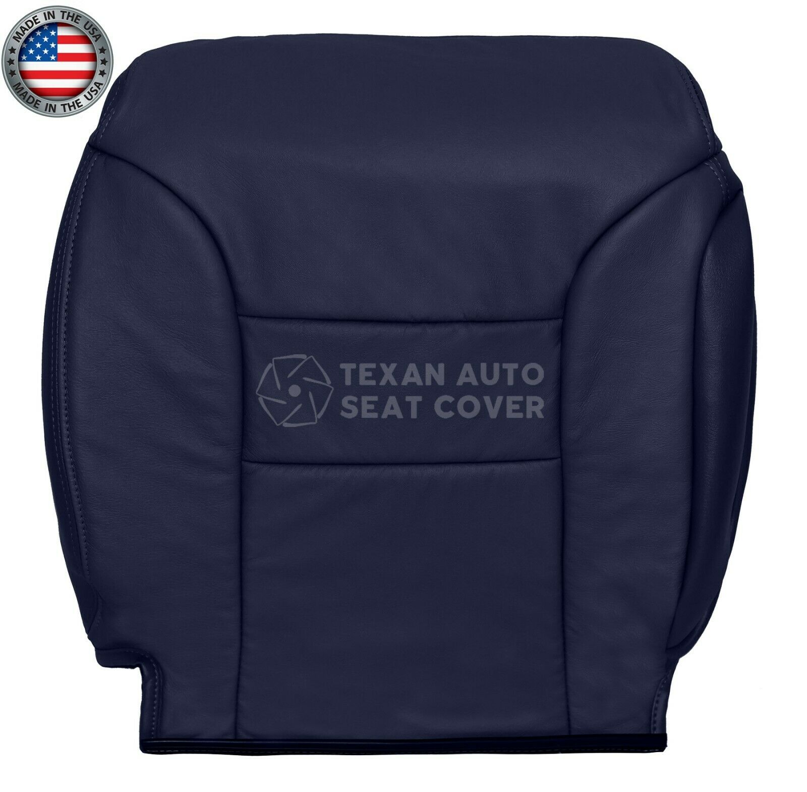 1995, 2000 Chevy Silverado C/K Driver Lean Back Vinyl Seat Cover Blue