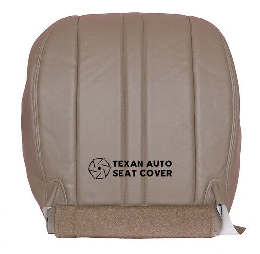 1997 to 2002 Chevy Express Passenger Side Bottom Synthetic Leather Replacement Seat Cover Tan