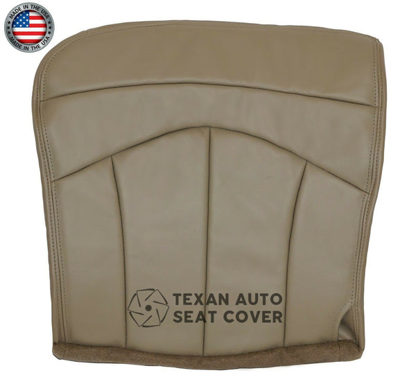 2000, 2001 Ford F150 Driver Side Bottom Synthetic Leather Replacement Seat Cover Tan