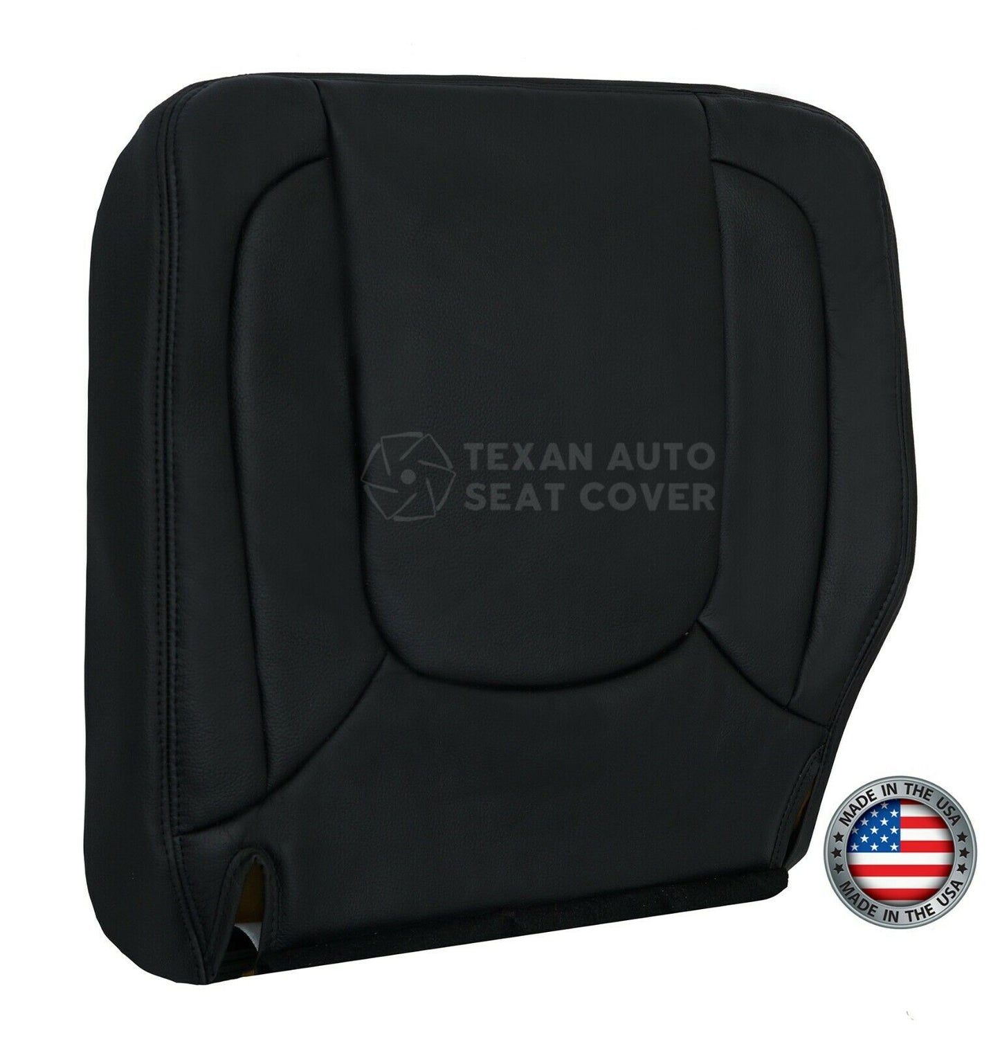 2004, 2005 Dodge Ram 1500, 2500, 3500 Laramie SLT Driver Bottom Leather Seat Cover Dark Gray