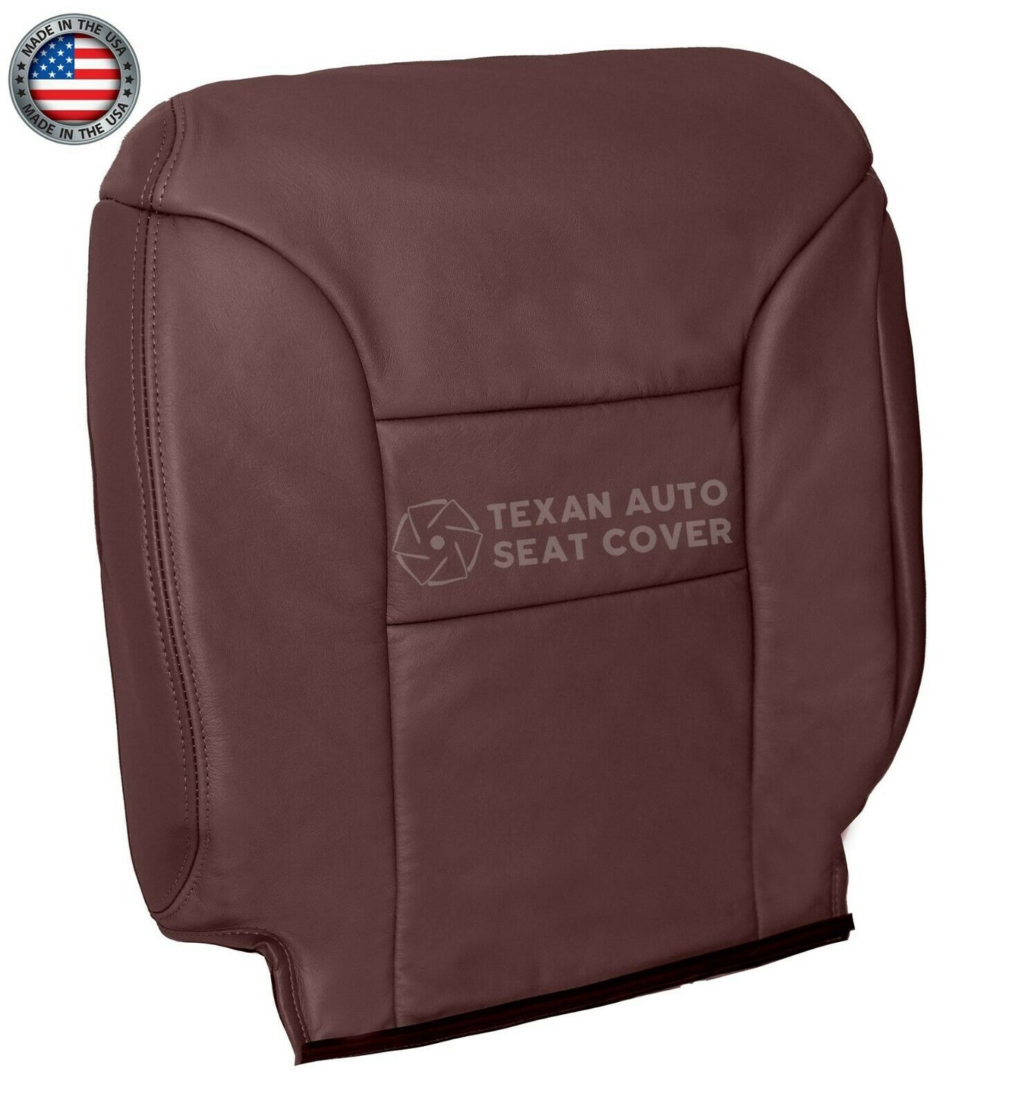 1995, 1996, 1997, 1998, 1999 GMC Yukon 1500 2500 SLT SLE Driver Lean Back Synthetic Leather Seat Cover Red