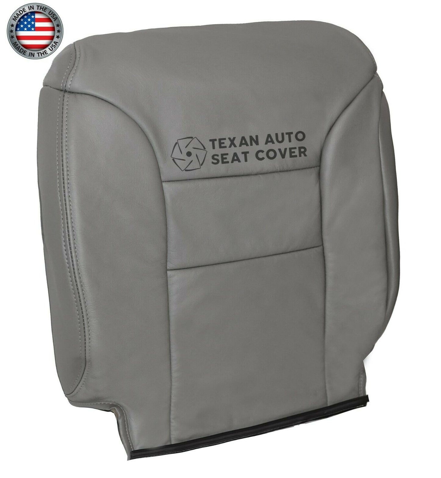 1995, 1996, 1997, 1998, 1999 Chevy Tahoe Suburban 1500 2500 LT LS 2WD, 4X4 Driver Side Lean Back leather Replacement Cover Gray