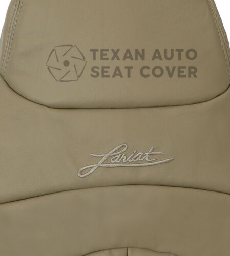 1999 Ford F150 Lariat Single-Cab, Super-Cab, Extended-Cab Passenger Side Lean Back Synthetic Leather Seat Cover Tan