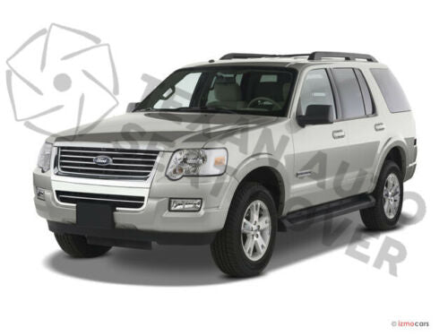 For 2006 to 2010 Ford Explorer Driver Side Bottom Synthetic Leather Replacement Seat Cover 2 Tone Tan