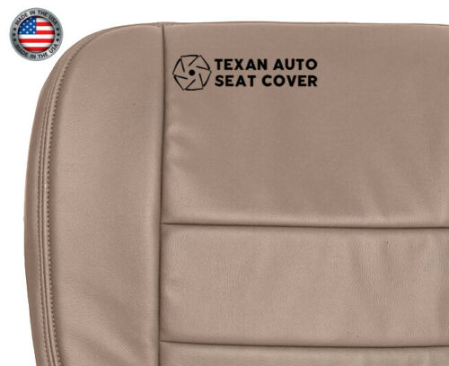 2003,  2004,  2005,  2006,  2007 Ford F250 F350 F450 F550 Lariat XLT, Crew Cab Passenger Side Bottom Synthetic Leather Replacement Seat Cover Tan