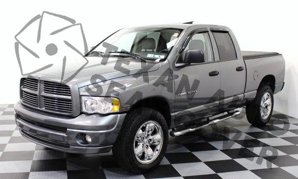 2004, 2005 Dodge Ram 1500, 2500, 3500 Laramie Driver Side Lean Back Leather Replacement Seat Cover Dark Gray