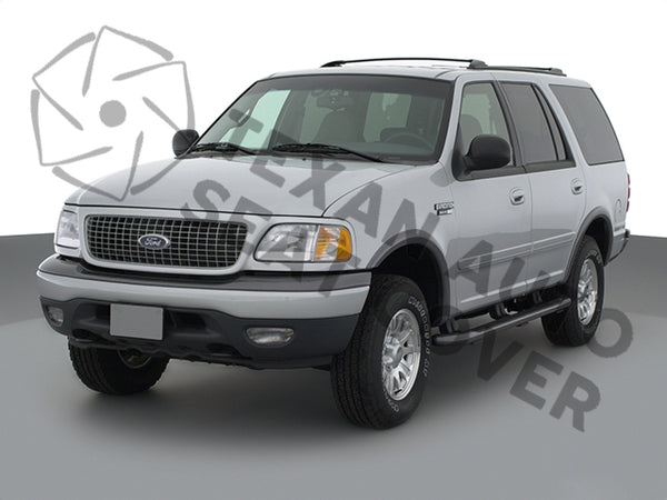 2000, 2001, 2002 Ford Expedition Eddie Bauer, XLT with Leather, 4x4, 2WD, 4.6L, 5.4L Passenger Bottom Leather Seat Cover Tan