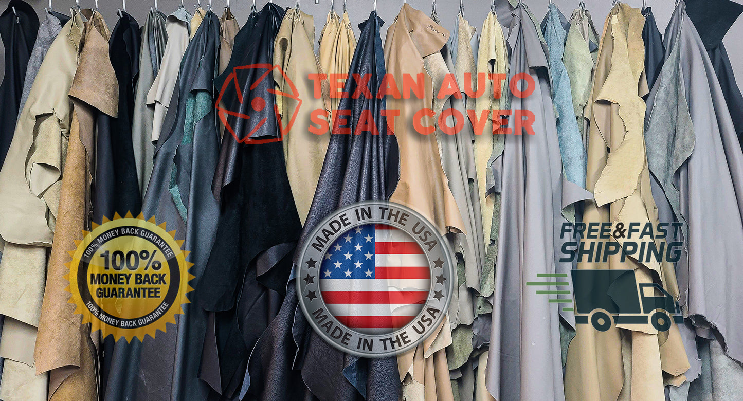 2002, 2003 Ford F150 Lariat Super Crew , Crew Cab Driver Side Lean Back Synthetic Leather Seat Cover Gray